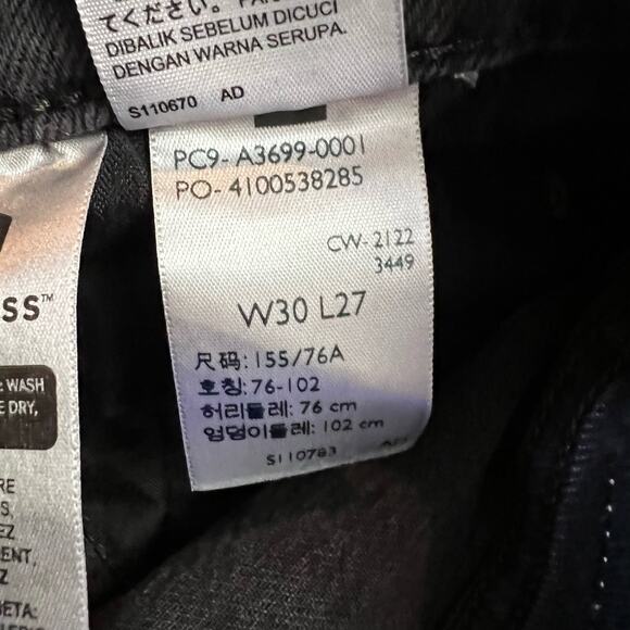 Levis Jeans Womens 30 Black Silvertab Mom High Rise Denim Stretch - Picture 6 of 11